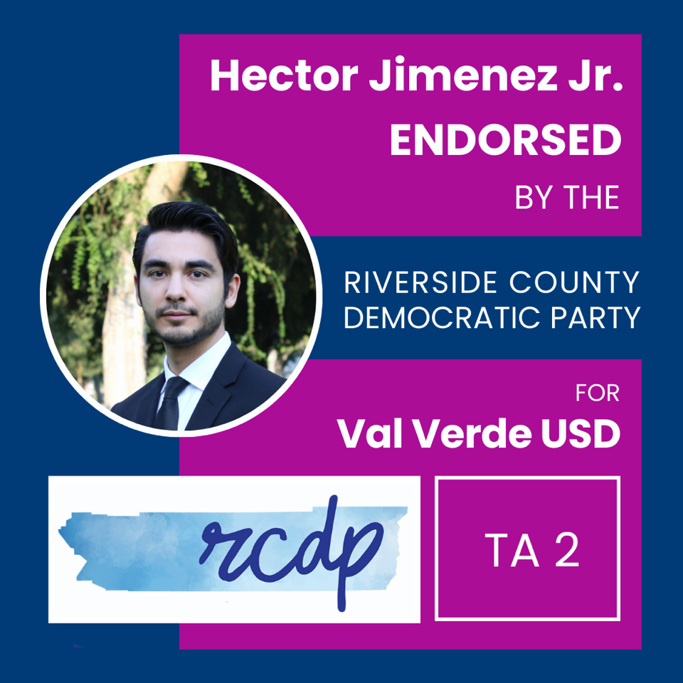 Riverside County Democratic Party Endorsement Image